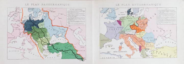 Pan-Germanic and Anti-Germanic Plans for the Division of Europe after the Great War of 1914